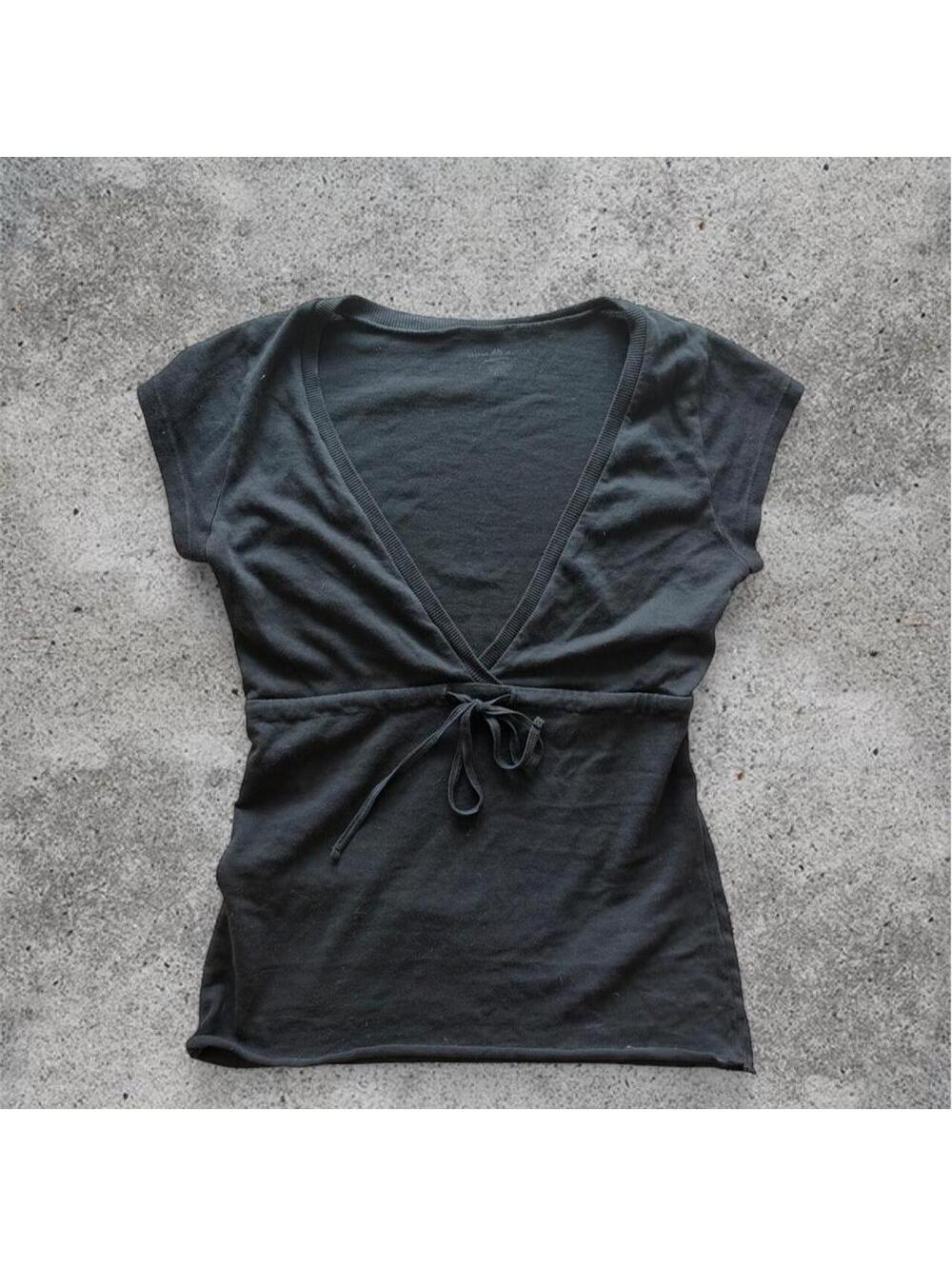 Brandy Melville black philippa top